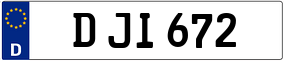 Truck License Plate